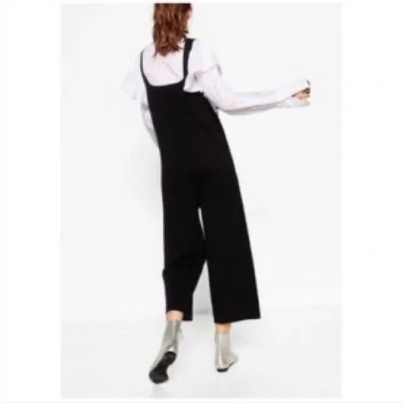 Zara Knit Overalls Jumpsuit M - Picture 2 of 9